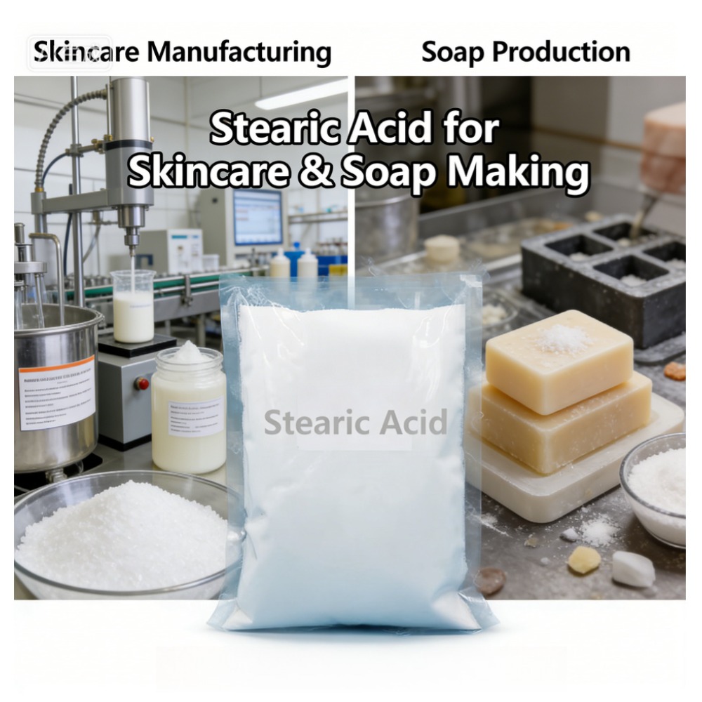 Soap Making Acid - Premium Stearinsäure-Pulver 100% Rein für Seifen-