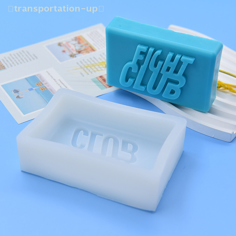 Soap Making Fight Club - 2025, Fight Club Seife, Silikonform, rechteckig,