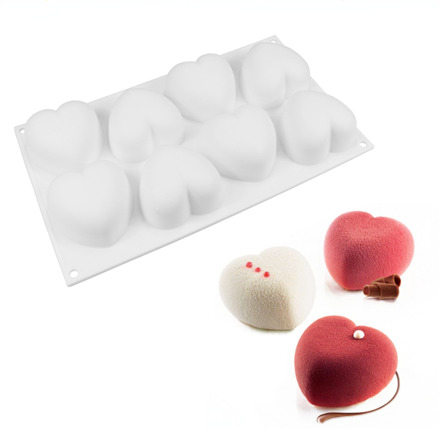 Soap Making Material - Liebe Herz Silikon Seife Form Handgemachte