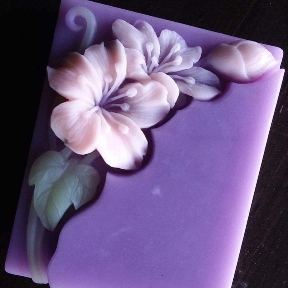 Hübsche Blumen-Seifenform, rec – Soap Making Cold Process Bewertung und Preis