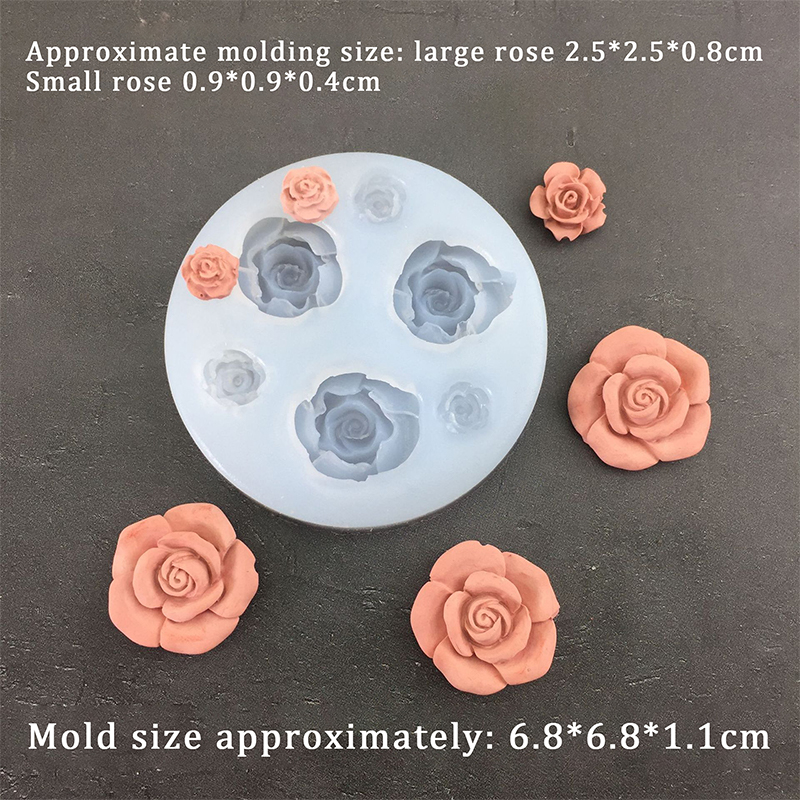 3d Rosen blumen form Blatt Sil – Soap Making Material Bewertung und Preis