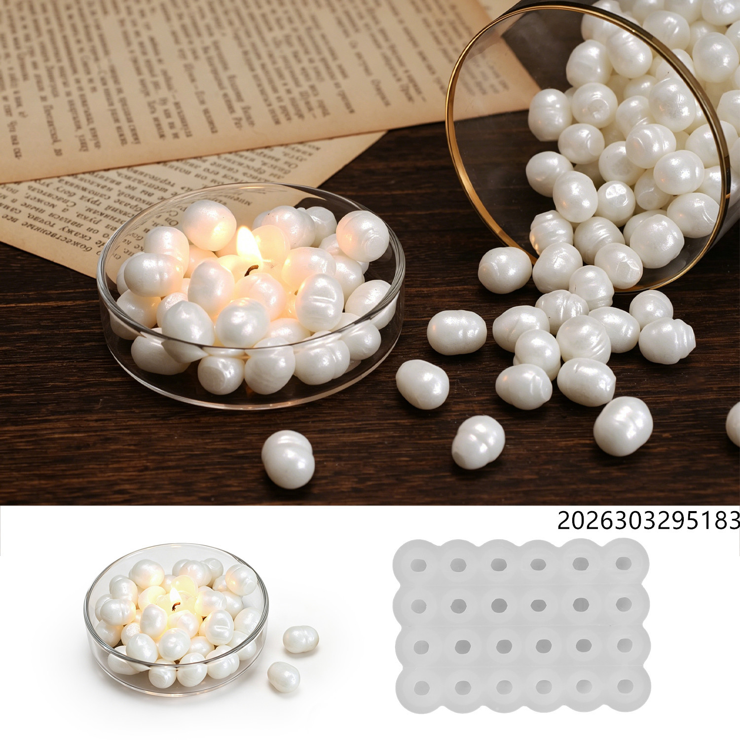 Heilende Ozeanperlen-Spiegelwa – Soap Making Material Bewertung und Preis