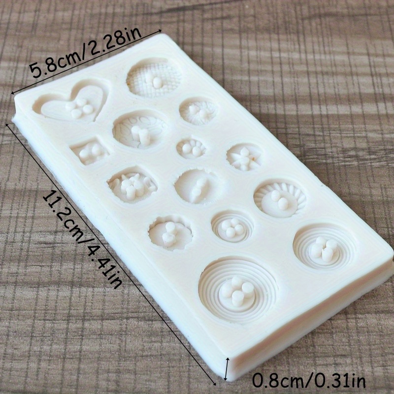 Knopfförmige Silikonform für S – Soap Making Material Bewertung und Preis