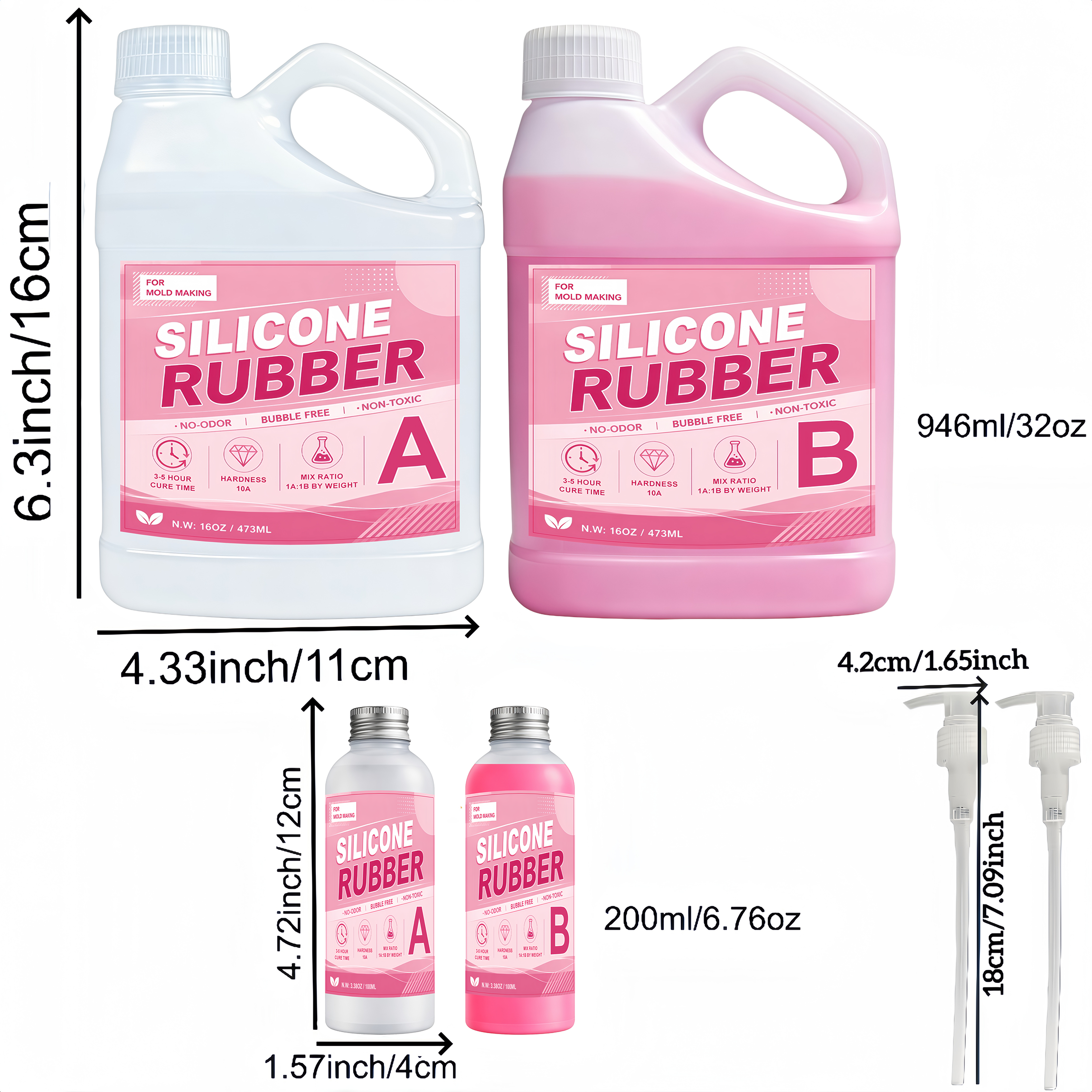 Flüssiges Silikonkautschuk-Set – Soap Making Material Bewertung und Preis