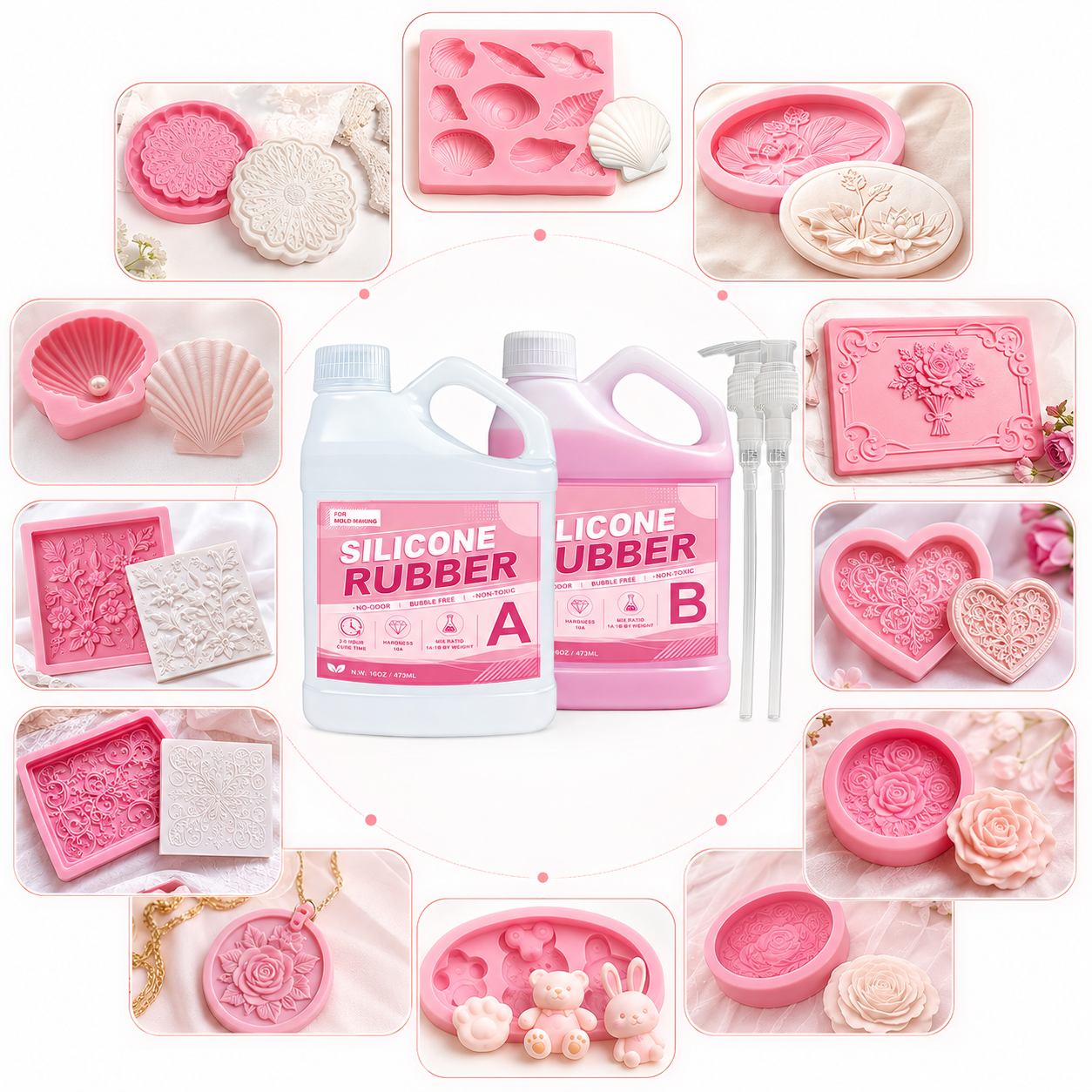 Flüssiges Silikonkautschuk-Set – Soap Making Material Bewertung und Preis