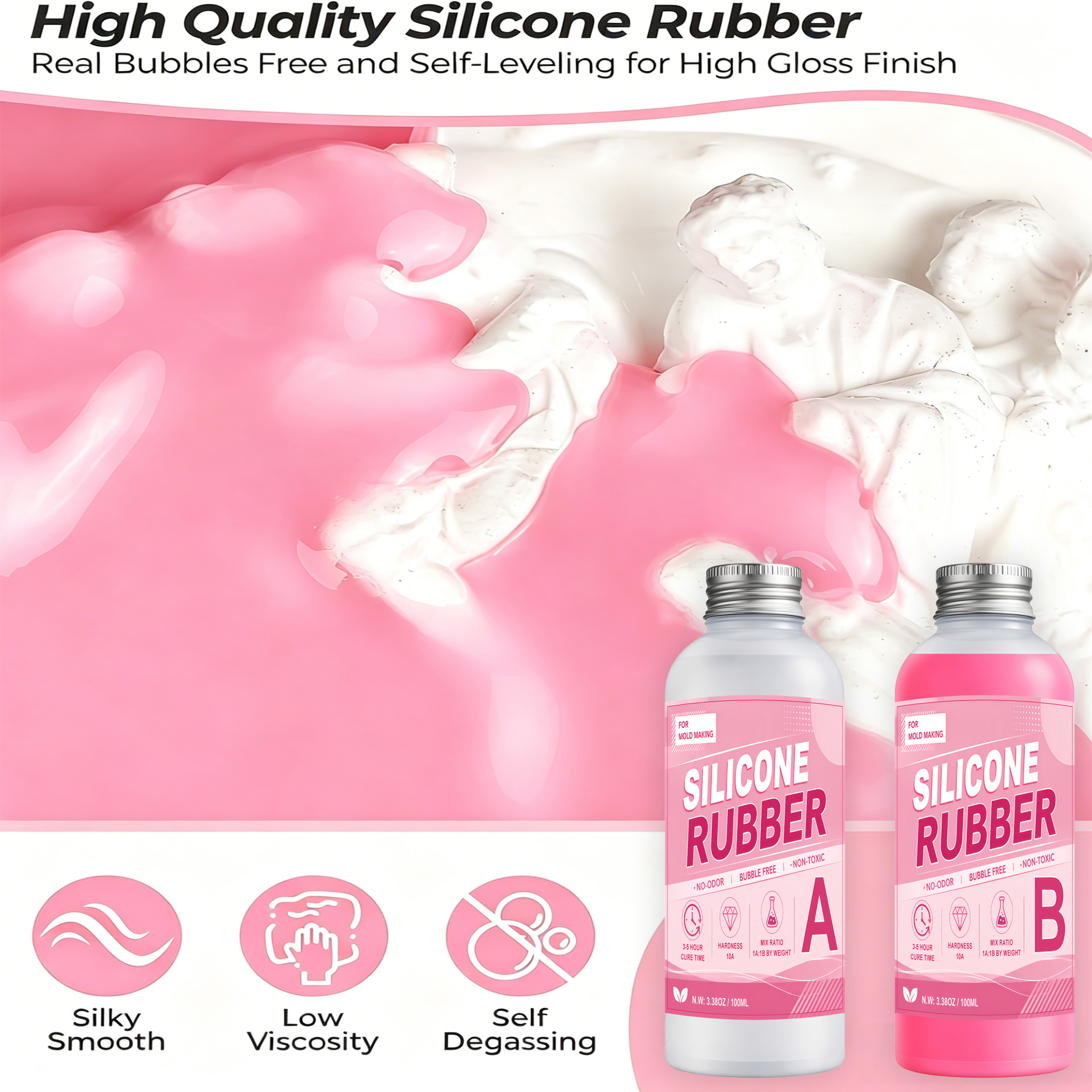 Flüssiges Silikonkautschuk-Set – Soap Making Material Bewertung und Preis
